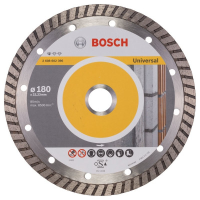 Bosch Professional Turbo disc diamantat 180x22.23x2.5x10 mm universal foto