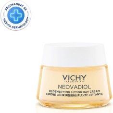 Crema de fata antirid de zi cu acid hialuronic Vichy NEOVADIOL MENOPAUSE, cu efect de redensificare si reumplere, ten uscat, 50ml