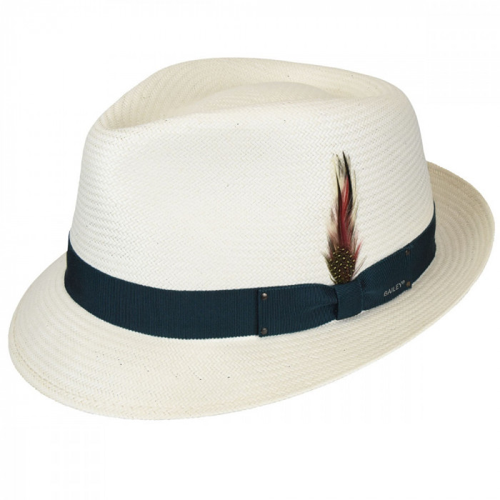 Palarie Bailey Guthrie Litestraw&reg; Fedora Natural (XL) - Cod 1655466676434