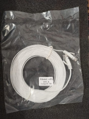 Cablu de retea UTP cat.6 plat, mufat la ambele capete 5 metri foto