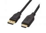 Cumpara ieftin Cablu DisplayPort la HDMI Amazon Basics, unidirectional, 1.83 m, negru - RESIGILAT