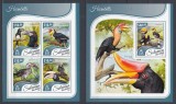 Cumpara ieftin Solomon Islands 2017 - Pasari - HORNBILLS - Sh + S.S. - MNH, Nestampilat