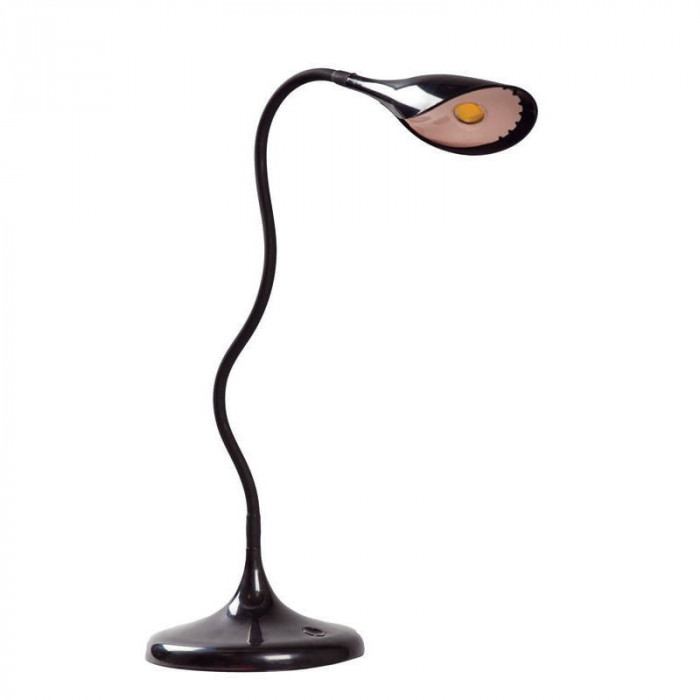 Lampa de birou Tulip, cu led integrat, putere maxima 6 W, culoare negru