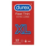 Cumpara ieftin Prezervative Durex Feel Thin XL, 12 bucati