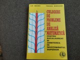 Culegere de probleme de analiza matematica -Lia Arama