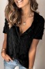 P777-1 Camasa casual din material lejer semitransparent si buline 3D, M, M/L, S, XL/XXL