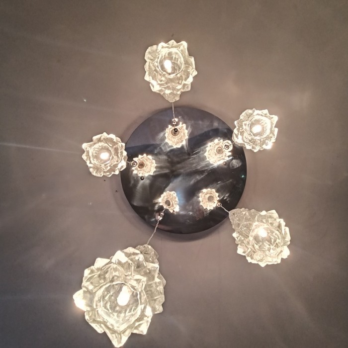 Lustra candelabru MASSIVE, Mid-Century Postmodern, vintage