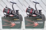 SET 2 Mulinete Feeder ROBINHAN RIVER MONSTER LA4000 tambur Long Cast, Baracuda