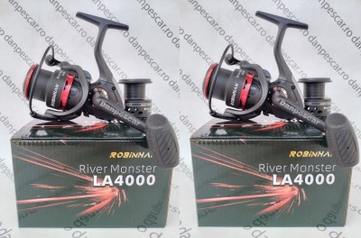 SET 2 Mulinete Feeder ROBINHAN RIVER MONSTER LA4000 tambur Long Cast foto