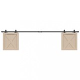 Gossi set usi glisante pentru dulap 213 cm otel carbon