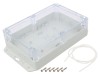 Carcasa Universala KRADEX Policarbonat IP65 Gri Transparent 140x210x60mm Serie ZP