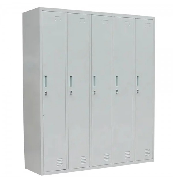 Vestiar metalic Premium 5 usi 1200x450x1800 mm (LxlxH), neasamblat, Extra Plus