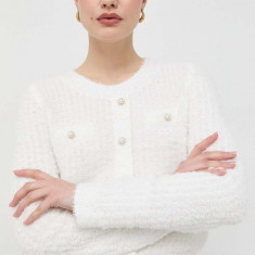 Miss Sixty pulover femei, culoarea alb, light