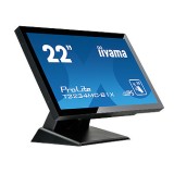 Monitor touchscreen iiyama ProLite T2234MC-B1X, 22 inch, Full HD, PCAP, USB, negru
