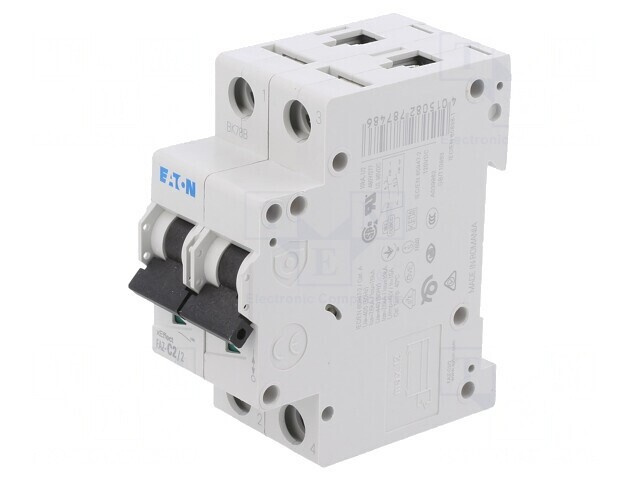 &Icirc;ntrerupător de Supracurent 2A 2 Poli 230/400VAC 15kA