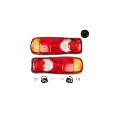 Set 2 lampi STOP Stanga +Dreapta 12-24V 350X129mm , 6 functii FLEX