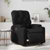 VidaXL Fotoliu rabatabil electric, negru, piele ecologică 3204758