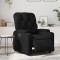 vidaXL Fotoliu rabatabil electric, negru, piele ecologică 3204758