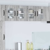 vidaXL Dulap suspendat de bucătărie cu raft Gri Sonoma 60 x 31 x 40 cm 884977