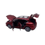 Macheta metal replica Porsche cayenne visiniu cu lumini si sunet