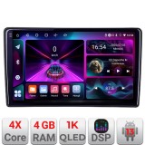 Navigatie Fiat Tipo 2015-2021 A-TIPO 4+64 InCell Display 1K Android Waze USB Navigatie Internet Youtube Radio