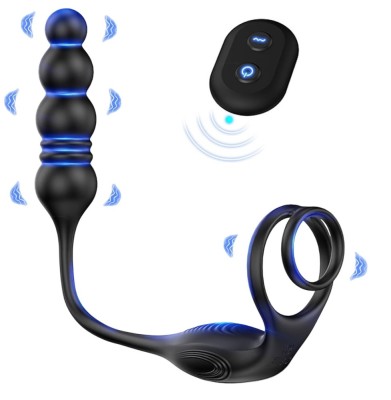 Inel Rosy Double Function Negru foto