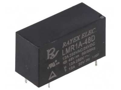 Releu Electromagnetic 48VDC 12A 250VAC foto