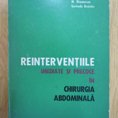 G. G. Chipail - Reinterventiile imediate si precoce in chirurgia abdominala