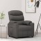 vidaXL Fotoliu rabatabil electric, gri &icirc;nchis, material textil 3143492