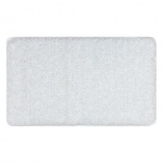 Covor baie SYNERGY, glamour, anti-alunecare, moale - lurex alb, 60x100 cm