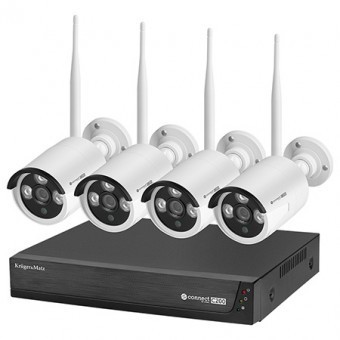 Set nvr supraveghere video wifi 4 camere tuya c200 foto