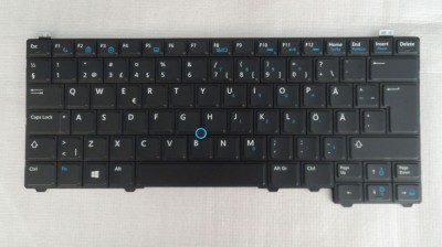 Tastatura laptop second hand DELL Latitude E5440 SWEDISH/FINNISH DP/N 24HMF cu Backlite foto