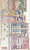 Romamia Set 6 Bancnote romanesti ani 1992-1998