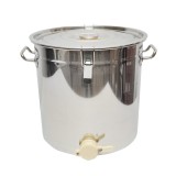 Maturator din inox pentru miere 40 kg, cu capac si robinet