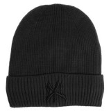 Căciulă tricotată neagră cu căptușeală fleece și imprimeu NY, CMCLASS