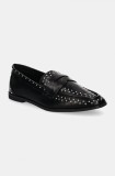 Answear Lab mocasini femei, culoarea negru, cu toc plat