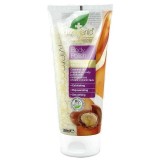 Exfoliant Corp Pre-bronzare Dr. Organic Moroccan Glow, Ulei Argan &amp; Lava Vulcanica, 200ml