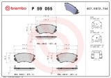 BREMBO P 59 055 PRIME LINE set placute frana,frana disc