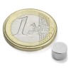 Magnet neodim disc &Oslash;6&amp;#215;5 mm, putere 1,1 kg, N38