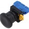 Comutator apăsare 22mm 1 NO negru Poz.i