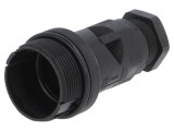 Carcasă Bulgin pentru conectori rotunzi cu filet exterior pe cablu
