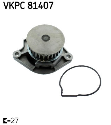 SKF VKPC 81407 Pompă de apă, răcire motor foto