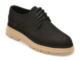 Pantofi GRYXX negri, M7613, din nabuc