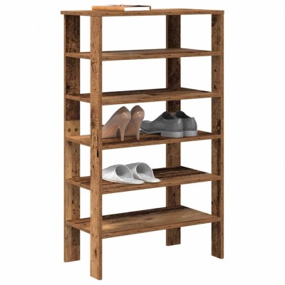 vidaXL Pantofar, Lemn vechi, 61x32x105 cm, lemn compozit foto