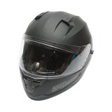 Casca moto integrala negru mat cu viziera transparenta si ochelari de soare, marimea L Arcane II