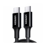 CABLU alimentare si date Ugreen, &quot;US300&quot;, Fast Charging Data Cable pt. smartphone, USB Type-C la USB Type-C, 100W, 1.5m, negru &quot;20528&quot; (timbru verde 0