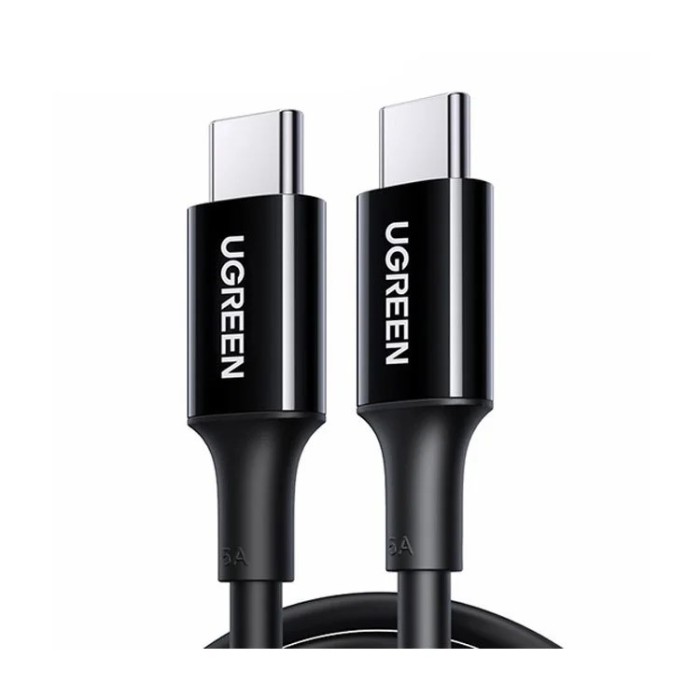 CABLU alimentare si date Ugreen, &quot;US300&quot;, Fast Charging Data Cable pt. smartphone, USB Type-C la USB Type-C, 100W, 1.5m, negru &quot;20528&quot; (timbru verde 0