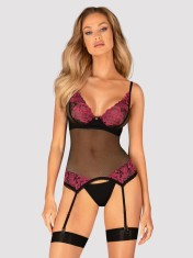 Corset Sexy Rosenty - Negru, M/L