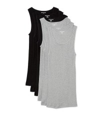 Set 4 maiouri pentru barbati Amazon Essentials, 3 negre + 1 gri, XXL - OUTLET foto