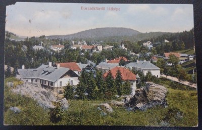 Carte postala Baile Borsec vedere generala, 1925 foto
